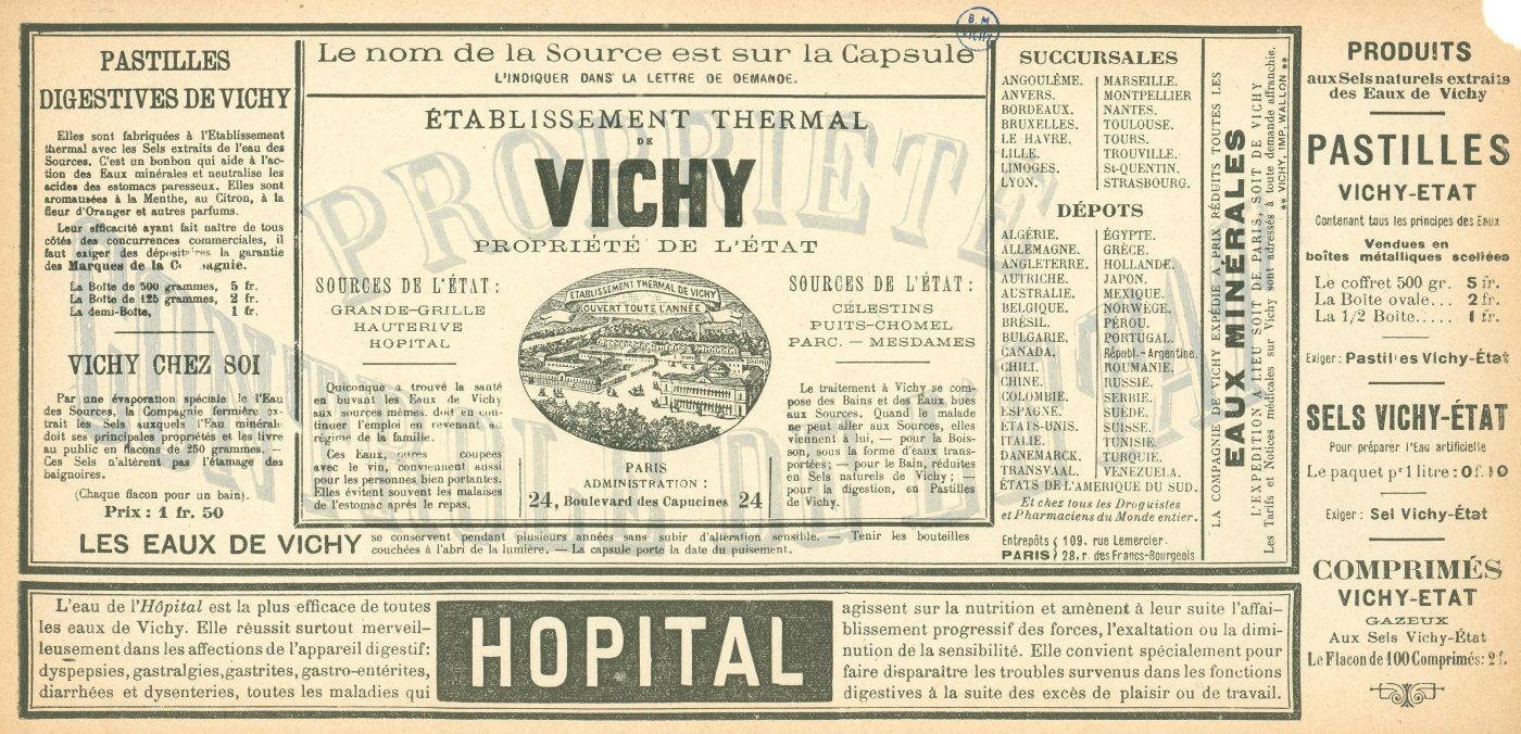 Source De Lh Pital Vichy D Couvrez Le Patrimoine De Vichy